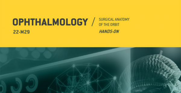 Marque na agenda: "Surgical Anatomy of the Orbit - hands on"