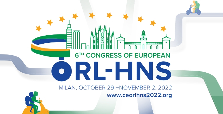 6th Congress of European ORL-Head &amp; Neck Surgery acontece em 2022