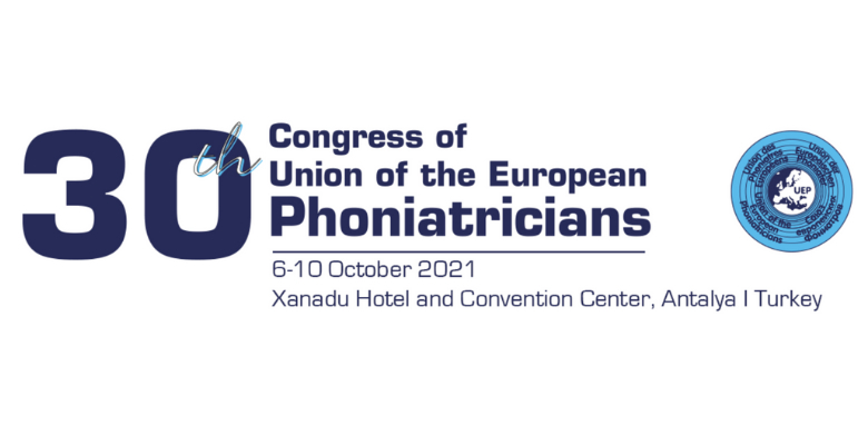 Aproxima-se a 30.ª edição do &quot;Congress of Union of the European Phoniatricians&quot;
